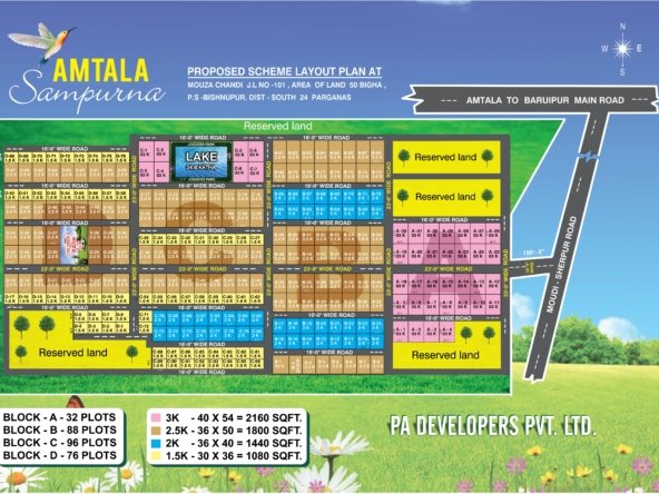 Layout map